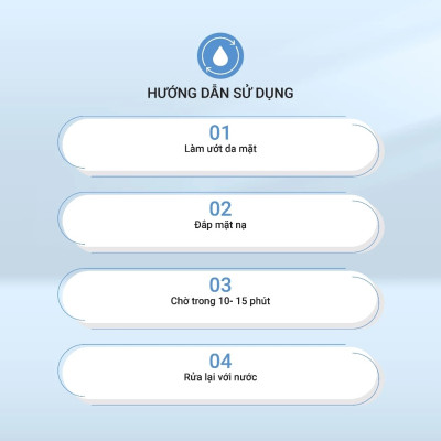 Hộp 10 miếng Mặt Nạ Sinh Học Làm Trắng & Cấp Ẩm Sâu Deep Hydrating & Whitening Bio-Cellulose Mask Emmié by Happy Skin