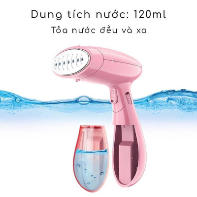 BÀN LÀ HƠI NƯỚC CẦM TAY 1500W ỦI PHẲNG MỌI LOẠI VẢI - HÀNG CHÍNH HÃNG