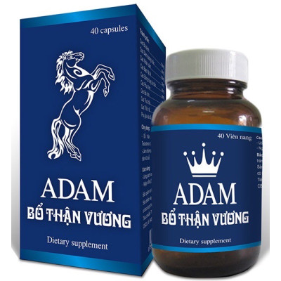 ADAM BỔ THẬN VƯƠNG Vinaphar (Hộp 40 viên )- Bổ Thận Tráng Dương, Tăng Cường Sinh Lí Nam