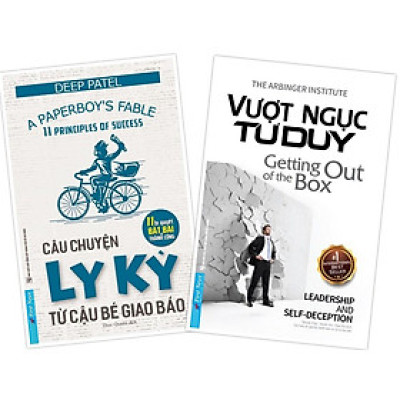 Sách - Combo Câu chuyện ly kỳ từ cậu bé giao báo + Vượt ngục tư duy - FirstNews
