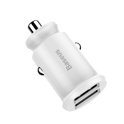 Tẩu sạc Baseus Grain Pro Car Charger đa năng 2 cổng USB dùng trên xe hơi- Hàng chính hãng