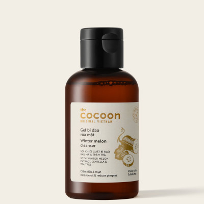 Bộ 3 chăm sóc da mụn: Gel rửa mặt bí đao 140ml + Toner bí đao 140ml + Tinh chất bí đao cocoon 70ml