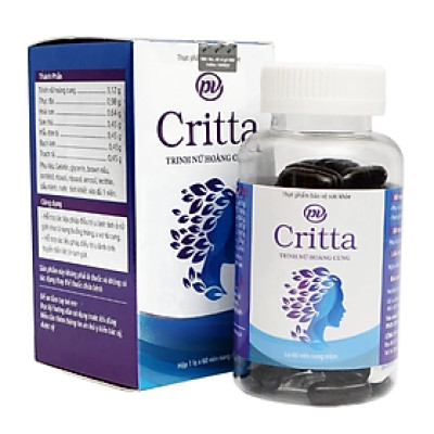 Trinh Nữ Hoàng Cung Critta PV Hộp 60 viên - Hổ trợ hạn chế sự phát triển của u xơ lành tính