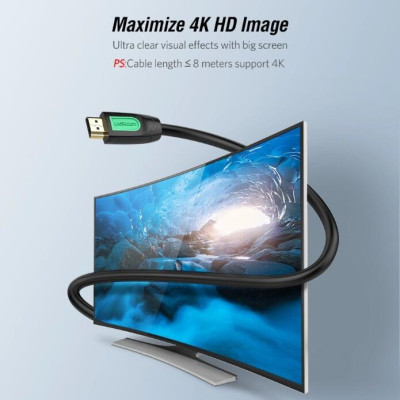 Ugreen UG40461HD101TK 1.5M màu Đen Cáp tín hiệu HDMI chuẩn 1.4 hỗ trợ phân giải 4K * 2K 60hz - HÀNG CHÍNH HÃNG