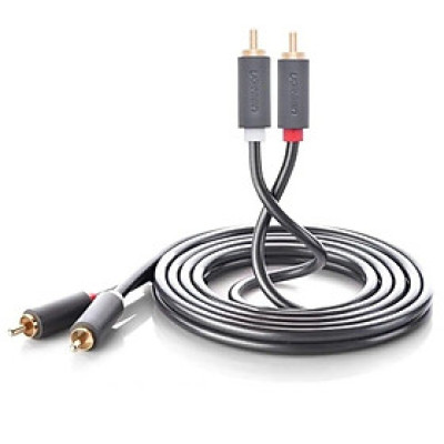 Ugreen UG30747AV104TK 1M màu Đen Cáp âm thanh Bông sen 2 ra 2 dương - HÀNG CHÍNH HÃNG