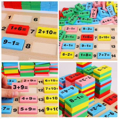 Đồ Chơi Trí Tuệ Cho Bé, Domino Toán Học 110 Quân, Đồ Chơi Giáo Dục, Giúp Con Vừa Chơi Domino Vừa Học Toán