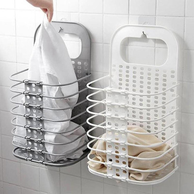 Giỏ Đựng Quần Áo Bẩn Kế Máy Giặt Gấp Gọn Treo Tường Tiện Lợi Đựng Đồ Dùng Sinh Hoạt - Hàng Loại 1 - Chính Hãng