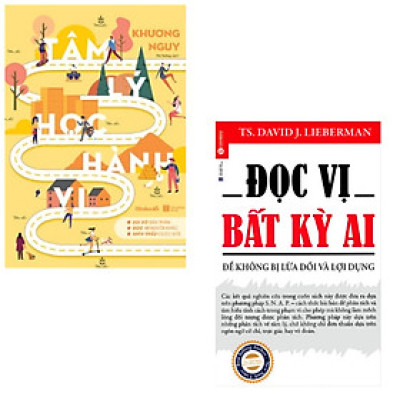 Bộ 2 cuốn sách hay giúp bạn làm chủ mọi cuộc hội thoại: Tâm lý học hành vi + Đọc vị bất kỳ ai- để không bị lừa dối và lợi dụng