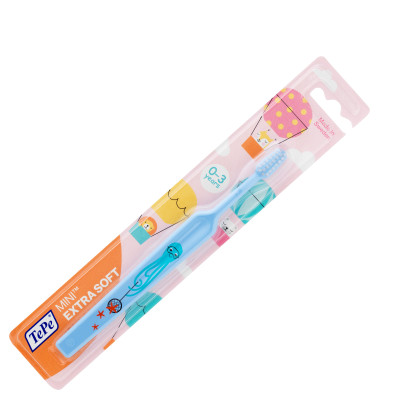 Bàn chải đánh răng siêu mềm cho trẻ 0-3 tuổi Tepe Mini X-soft nhiều màu
