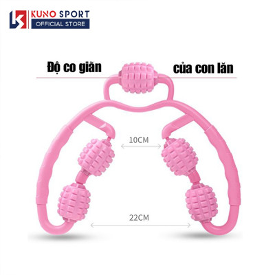 Con lăn massage KUNOSPORT giúp bắp chân tay thon gọn giãn cơ tập yoga,mát xa vai cổ nam nữ tiện lợi dụng cụ mát xa cao cấp