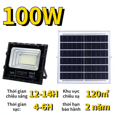 Đèn năng lượng mặt trời 100W 200W 300W 400W đèn chống nước,Ánh sáng sân vườn năng lượng mặt trời LED Đèn năng lượng mặt trời với chỉ báo pin