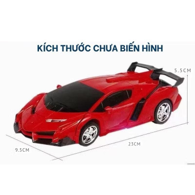 Xe Ô Tô Điều Khiển Từ Xa, Xe Ô Tô Biến Hình Thành Robot, Đồ Chơi Thông Minh, Đồ Chơi Trẻ Em HT SYS