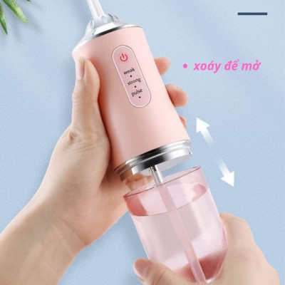 Máy Tăm Nước Oral Irrigator Thế Hệ Mới - Dùng Pin Sạc, Công Nghệ Châu Âu