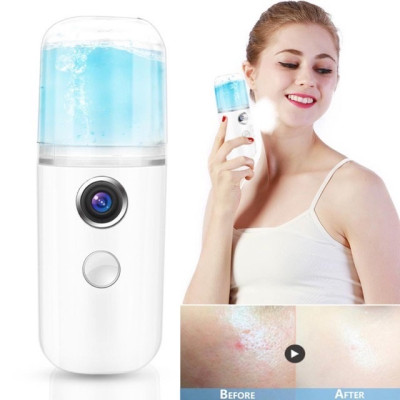 Dụng cụ trang điểm làm đẹp _ Xịt khoáng nano , phun sương mặt , mini cầm tay ,giúp giữ ẩm , mịn màng ,mát mẻ , không bị khô , nhỏ gọn dễ mang theo