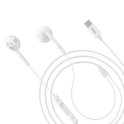Tai nghe Hoco jack Type-C chống rối đứt L10 tích hợp Mic dùng cho Xiaomi,Oppo,Huawei dài 1.2M - Hàng chính hãng