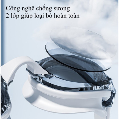 Kính bơi người lớn YU.KE S200 kính HD, chống sương, chống tia UV - nhập khẩu ( 1 đổi 1 trong 7 ngày)Tặng Hộp