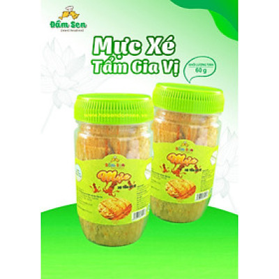 Đặc Sản Bình Thuận - Mực Xé Tẩm Gia Vị Đầm Sen - 60G