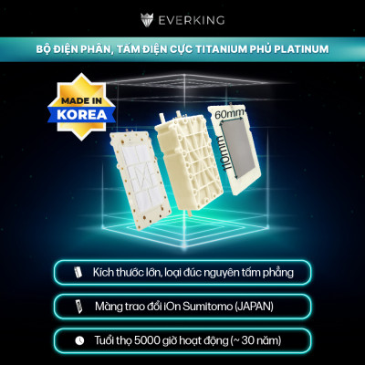 Máy Lọc Nước Điện Giải iON Kiềm EVERKING EKDeluxePlus-1311 - Hàng Chính Hãng