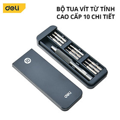 Bộ tuốc nơ vít 44 in 1 Deli Cao Cấp Tua vít từ tính Sửa điện thoại, Máy tính, Ổ điện