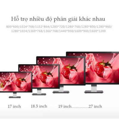 Ugreen UG11673VG101TK 1M màu Đen Cáp tín hiệu 2 đầu VGA - HÀNG CHÍNH HÃNG