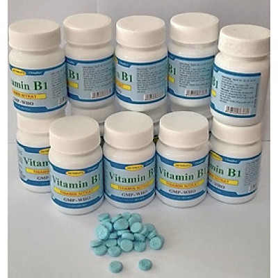 Combo 10 chai VITAMIN B1 Vinaphar , lọ 100 viên - Hỗ trợ trong các trường hợp đau nhức dây thần kinh
