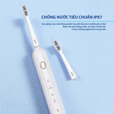 Combo Máy Tăm Nước Và Bàn Chải Điện GOROS - Hàng Chính Hãng