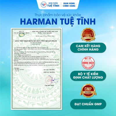 Siro An Thần Ngủ Ngon Harman Tuệ Tĩnh - Hỗ trợ giảm mất ngủ, giúp dễ ngủ và ngủ ngon sâu giấc