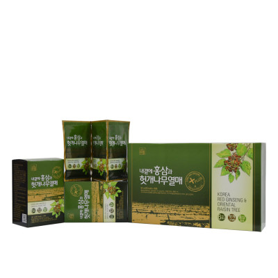 Combo 2 hộp 30 gói Bổ Gan Hồng Sâm Hàn Quốc Daedong giúp mát gan, giải độc gan, tốt cho người nóng trong, hay uống rượu bia