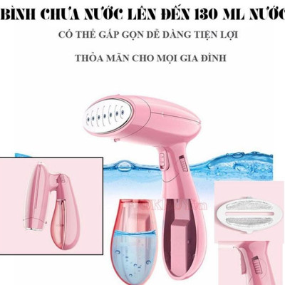 BÀN LÀ HƠI NƯỚC CẦM TAY 1500W ỦI PHẲNG MỌI LOẠI VẢI - HÀNG CHÍNH HÃNG