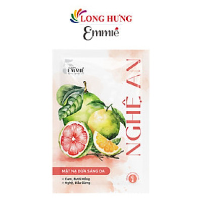 Mặt nạ sinh học dừa Emmié Biocellulose Beauty Mask giúp da sáng mịn và đều màu - Hàng chính hãng
