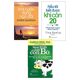 Combo Sách Làm Thay Đổi Cuộc Đời Bạn: Đời Ngắn Đừng Ngủ Dài + Nếu Tôi Biết Được Khi Còn 20 + Ngày Xưa Có Một Con Bò (Bộ 3 Cuốn) - TRẺ