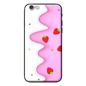 Ốp in cho iPhone 6s Plus Họa Tiết Dâu - Hàng chính hãng