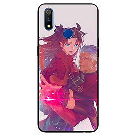 Ốp lưng in cho Realme 3 Pro Mẫu Cặp Đôi Hạnh Phúc