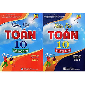Sách - Com Bo Khám Phá Toán Lớp 10 Để Học Giỏi Tập 1 + Tập 2 ( Dùng Kèm SGK Cánh Diều)HA-MK