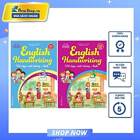 Combo English Handwriting - Vở Tập Viết Tiếng Anh Lớp 3 Tập 1+2 (Bộ 2 Cuốn) 