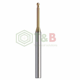 Dao Cầu Cổ Dài R1 x 8 x 45 L Union Tool Model HSLB2020-080,Dao phay ngón gia công sau nhiệt