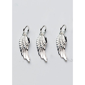 Combo 3 cái charm bạc hình cánh thiên thần mặt treo 1 - Ngọc Quý Gemstones