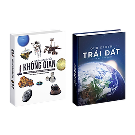 Combo sách Trái đất và sách Khám phá bí ẩn không gian ( Bộ 2 cuốn ) - Tổng hợp kiến thức khoa học tự nhiên và vũ trụ