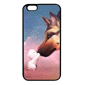 Ốp lưng dành cho Iphone 6 Plus Cún Trắng Mè Nheo - Hàng Chính Hãng
