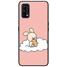 Ốp lưng dành cho Reno 5 - Reno 5 Pro - Realme 7 - Realme 7 Pro mẫu Thỏ Ăn Cà Rốt Hồng