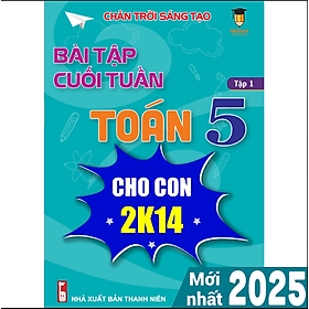 Sách - Bài tập cuối tuần Toán 5 Chân trời sáng tạo (Học kì 1) - VietJack