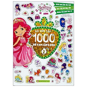 Sách - Cô Bé Bánh Dâu - Bộ Sưu Tập 1000 Đề Can Lấp Lánh Quyển 2 - Tân Việt Books