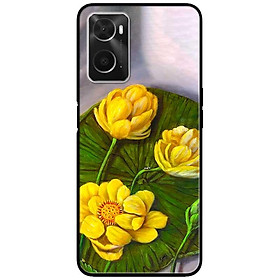 Ốp lưng cho Oppo A36 - A60 4G - A74 - A76 - Oppo A95 4G - A96 4G - Sen Vàng Xanh - Hàng Chính Hãng