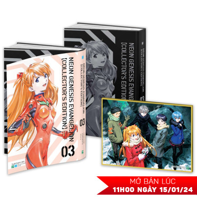 Truyện - NEON GENESIS EVANGELION - Lẻ Tập ( 1 2 3 4 5 6 7 Bìa cứng, Nguyên seal full quà)