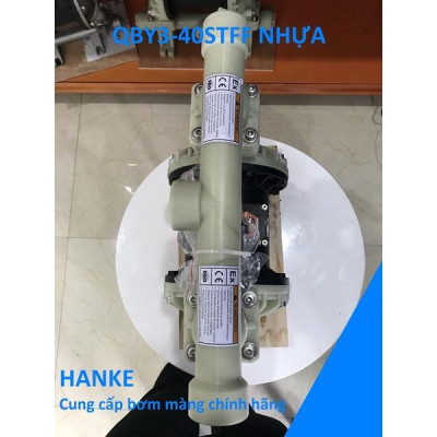 Máy bơm màng khí nén thân nhựa PP, GODO QBY3-40STFF