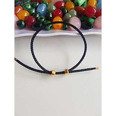 Dây thun ĐEN dẻo phối vòng tay hạt lu thống Size dây ĐEN 2mm Nữ đã có hạt lu thống thì đây chính là sợi dây thun phối với hạt lu thống đeo xinh ạ