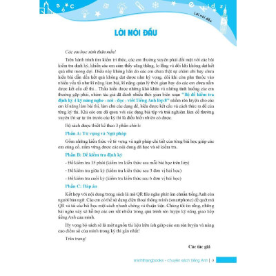 Sách - Global Success - Bộ Đề Kiểm Tra Định Kỳ 4 Kỹ Năng Tiếng Anh Lớp 8 - Có Đáp Án - Tập 2 - Minh Thắng