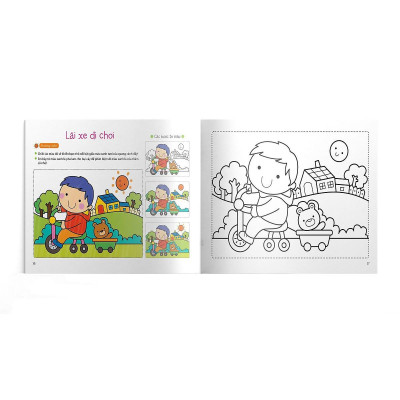 Sách - Bé Tập Tô Màu - Dành Cho Trẻ 3-6 Tuổi - Combo 6 Cuốn - Đông A