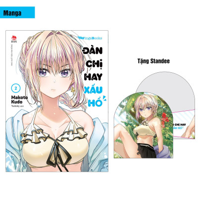 Sách - Đàn Chị Hay Xấu Hổ - Tập 2 - Tặng Kèm Standee