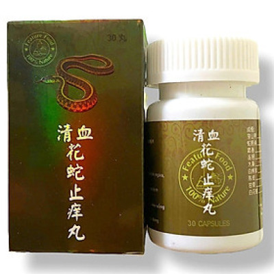 Viên uống Thanh huyết hoa xà chỉ dưỡng hoàn - Loại xịn - Hỗ trợ giải nhiệt, giải độc, ngứa toàn thân, ban đỏ, dị ứng - Xuất xứ Malaysia - Mã số 1540